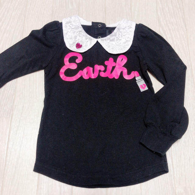 EARTHMAGIC(アースマジック)のリップロンＴ♡ キッズ/ベビー/マタニティのキッズ服女の子用(90cm~)(Tシャツ/カットソー)の商品写真