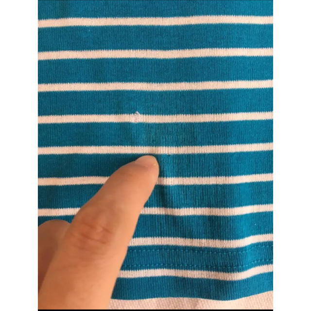 mont bell(モンベル)のモンベル　ボーダーロングスリーブT ブルー レディースのトップス(Tシャツ(長袖/七分))の商品写真