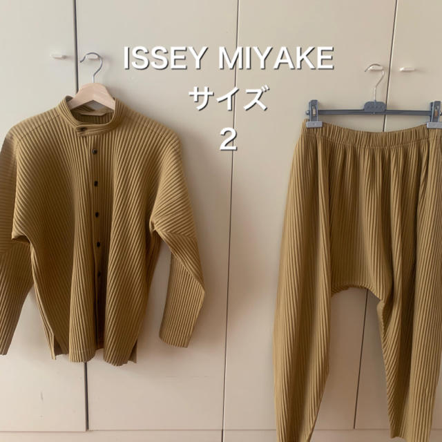 ISSEY MIYAKE - HOMME PLIMME ISSEY MIYAKE セットアップ サイズ2の