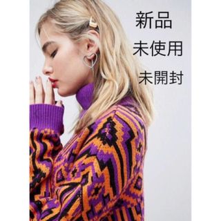 エイソス(asos)の新品未使用 ASOS 幾何学柄ざっくりニット(ニット/セーター)