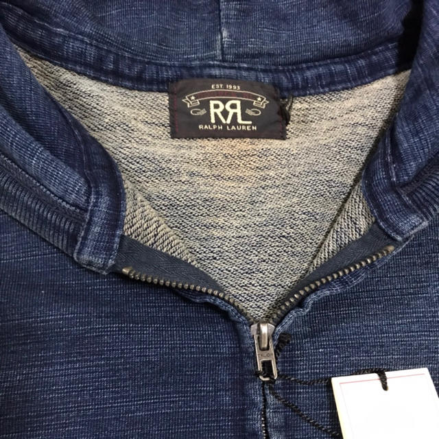 RRL(ダブルアールエル)のRRLインディゴビンテージZIPパーカー メンズのトップス(パーカー)の商品写真