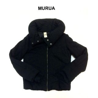 ムルーア(MURUA)のMURUA！アウター！黒(ダウンコート)