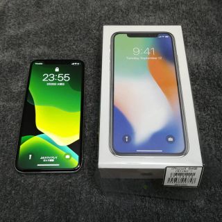 アイフォーン(iPhone)のApple iPhoneX 64GB SIMフリー(スマートフォン本体)