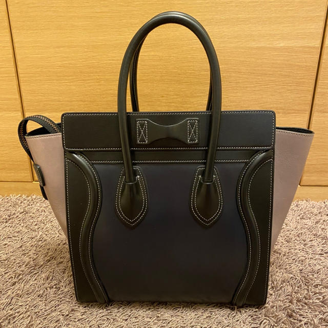 競売 celine - ☆希少☆ セリーヌ ラゲージ マイクロ ハンドバッグ