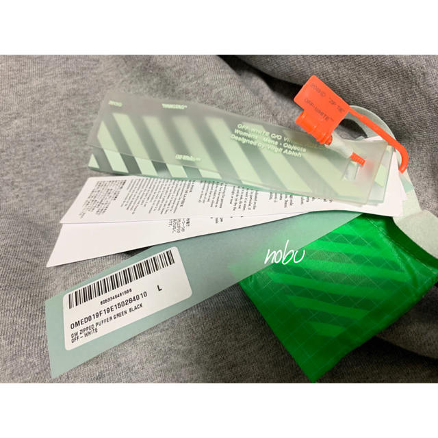 最終値下げ【 OFF-WHITE 】ZIPPED PUFFER ダウンジャケット