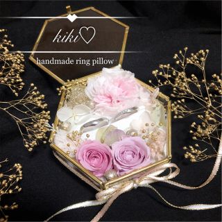 【SOLD OUT】＊桜-SAKURA-＊リングピロー マライカ ガラスケース(リングピロー)