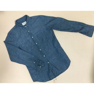 ユナイテッドアローズグリーンレーベルリラクシング(UNITED ARROWS green label relaxing)のインディゴブルー　シャンブレーシャツ(シャツ/ブラウス(長袖/七分))