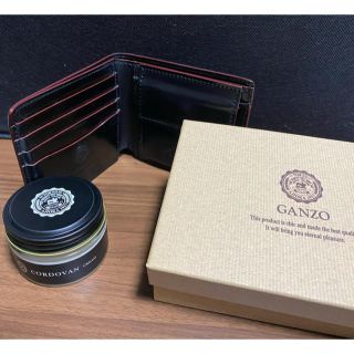 ガンゾ(GANZO)のGANZO SHELL CORDOVAN 2 ガンゾ　折り財布(折り財布)