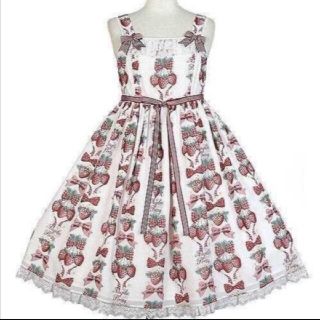 アンジェリックプリティー(Angelic Pretty)のstrawberry doll ジャンパースカート(ひざ丈ワンピース)