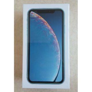 アイフォーン(iPhone)のiPhone XR 128GBブルー【docomo版SIMロック解除済/未開封】(スマートフォン本体)