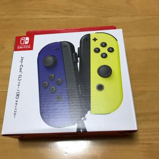 ニンテンドウ(任天堂)のSwitch　Joy-Con（L）ブルー／（R）ネオンイエロー　ジョイコン(家庭用ゲームソフト)