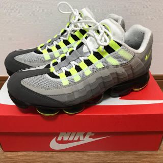 ナイキ(NIKE)のNIKE ナイキ AIR VAPORMAX95 イエローグラデ ボルト ネオン(スニーカー)