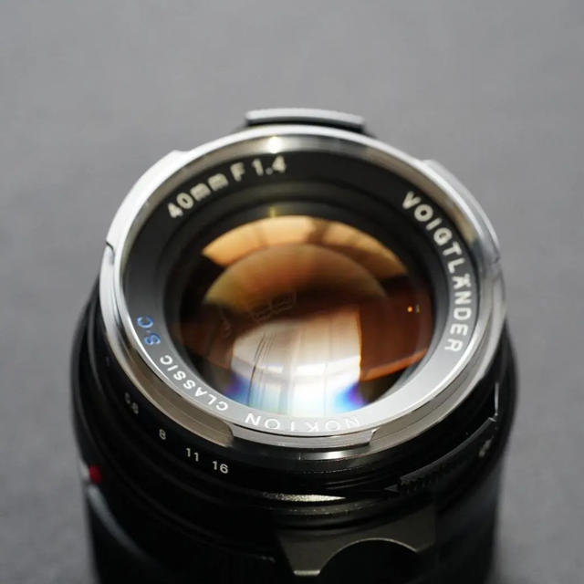 フォクトレンダー NOKTON classic 40mm F1.4 S.C. スマホ/家電/カメラのカメラ(レンズ(単焦点))の商品写真