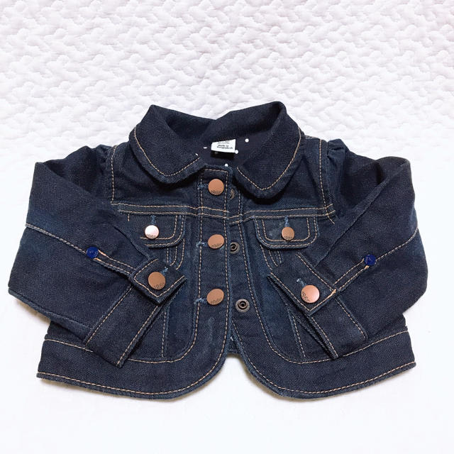 babyGAP(ベビーギャップ)の【新品】baby GAP デニム ジャケット Gジャン 70 cm キッズ/ベビー/マタニティのベビー服(~85cm)(ジャケット/コート)の商品写真