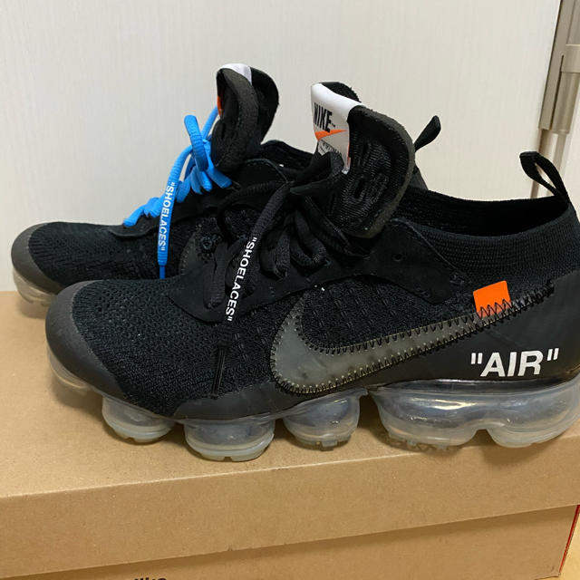 OFF-WHITE - off-white Nike ヴェイパーマックス ブラック 25.5の通販 by あこそ's shop｜オフホワイトならラクマ