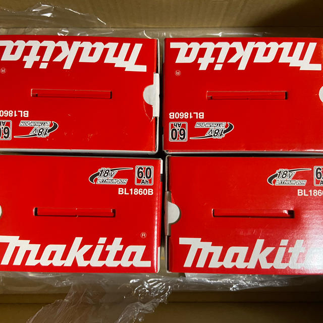 【新品】マキタ純正バッテリー BL1860B 12個SET 18V 6.0Ah