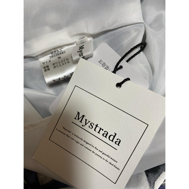 Mystrada(マイストラーダ)の♡asami様専用♡マイストラーダ　ペイントフラワーフレアスカート レディースのスカート(ひざ丈スカート)の商品写真