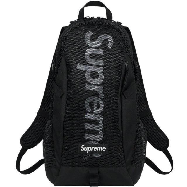 supreme 20ss backpack black