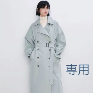 ザラ(ZARA)の新品ZARA☆トレンチコート  スプリングコート  ウォーターグリーン(トレンチコート)