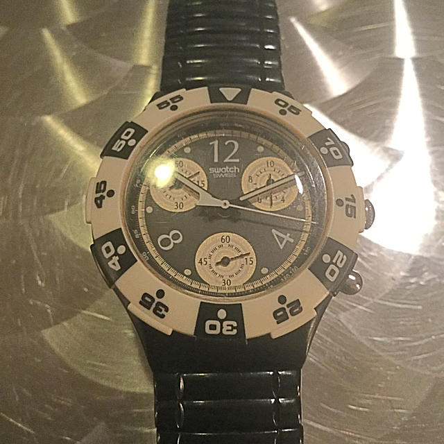swatch(スウォッチ)のスウォッチ スクーバ クロノグラフ 廃番/ 電池無し メンズの時計(腕時計(デジタル))の商品写真