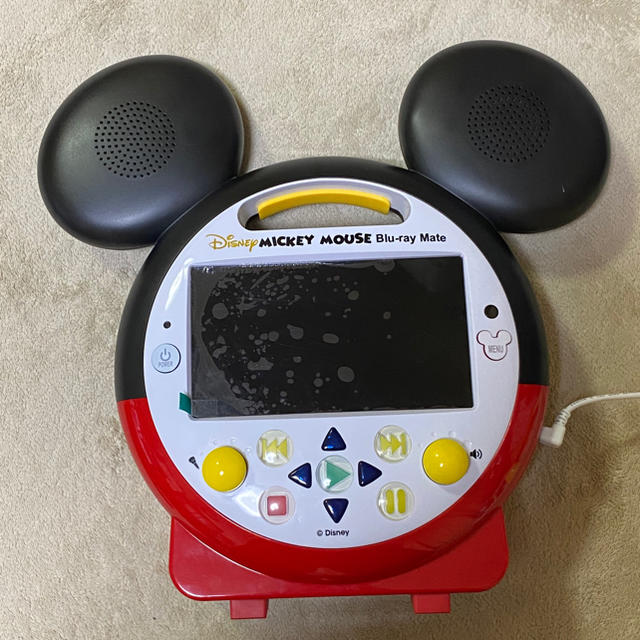 Disney(ディズニー)のDWE ポータブルプレイヤー　ミッキーメイト スマホ/家電/カメラのテレビ/映像機器(ブルーレイプレイヤー)の商品写真