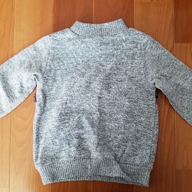 ニット　100　キッズ　冬服　女の子　長袖 キッズ/ベビー/マタニティのキッズ服女の子用(90cm~)(Tシャツ/カットソー)の商品写真