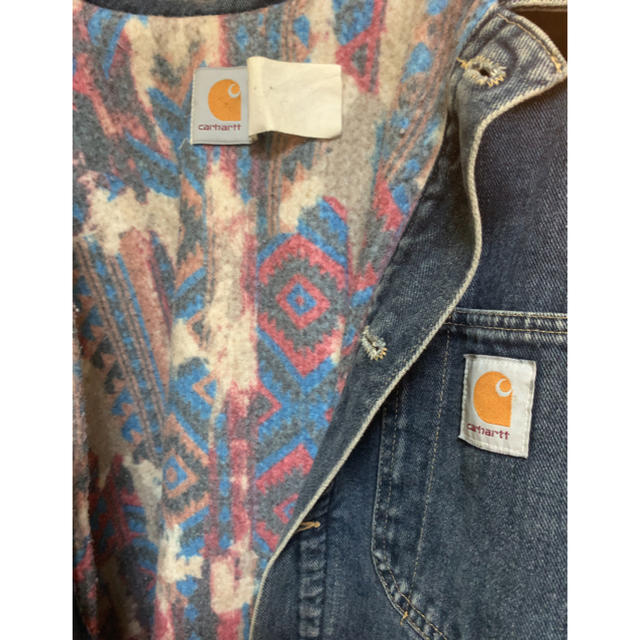 carhartt(カーハート)のcarhartt カーハート　Ｇジャン　サイズＬ メンズのジャケット/アウター(Gジャン/デニムジャケット)の商品写真