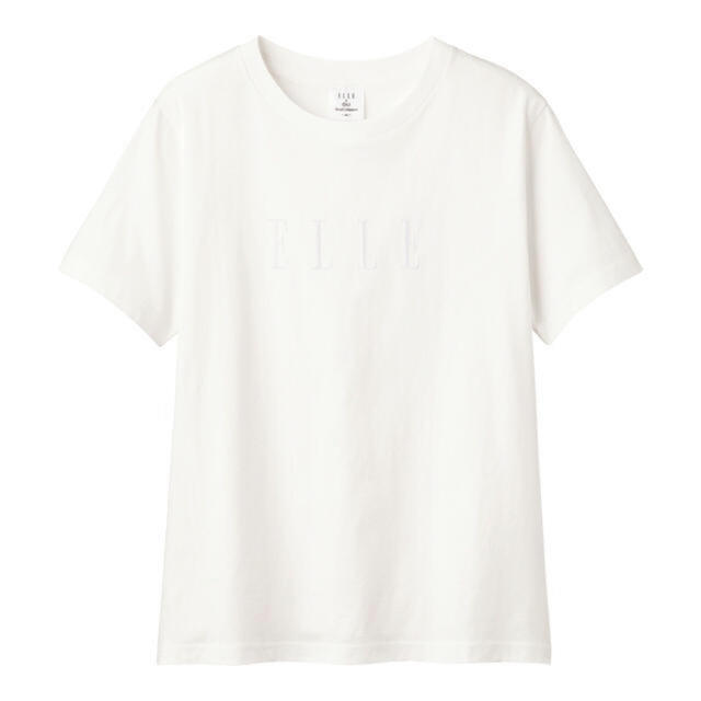 GU(ジーユー)のGU elle コラボtシャツ  レディースのトップス(Tシャツ(半袖/袖なし))の商品写真