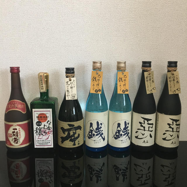 焼酎7本セット　牢　なかむら　一刻者　悪　銭にあらず