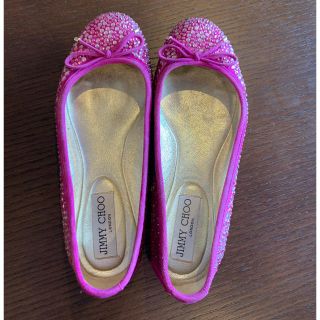 ジミーチュウ(JIMMY CHOO)のジミーチュウ　フラットシューズ　サイズ36 23センチ　美品(バレエシューズ)