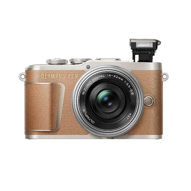 OLYMPUS ミラーレス一眼 PEN E-PL9 ダブルズームキット ブラウン