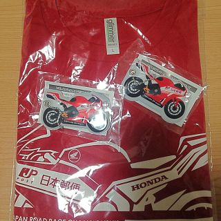 ホンダ(ホンダ)のHONDA Ｔシャツ ＆光るバイクのキーホルダー2点(Tシャツ/カットソー(半袖/袖なし))