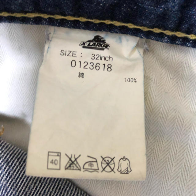 XLARGE(エクストララージ)のXLARGE エクストララージ　 デニム　 ジーンズ 32inch ヒョウ柄  メンズのパンツ(デニム/ジーンズ)の商品写真