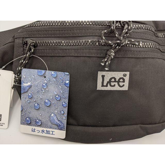 Lee(リー)の新品 Lee リー　ボディバッグ 撥水加工　BK メンズのバッグ(ボディーバッグ)の商品写真