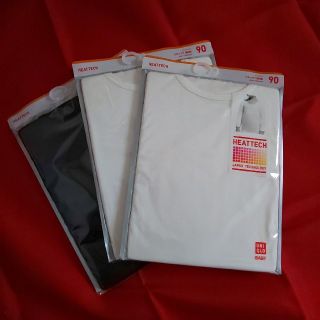 ユニクロ(UNIQLO)の【新/未】UNIQLO ヒートテック 長袖 子供 90cm 2枚セット(下着)