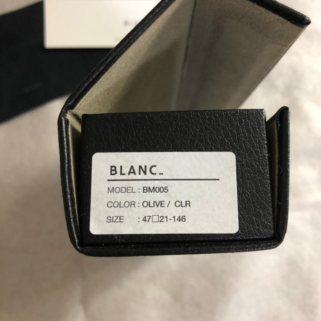 BLANC サングラス　メガネ　眼鏡　美品