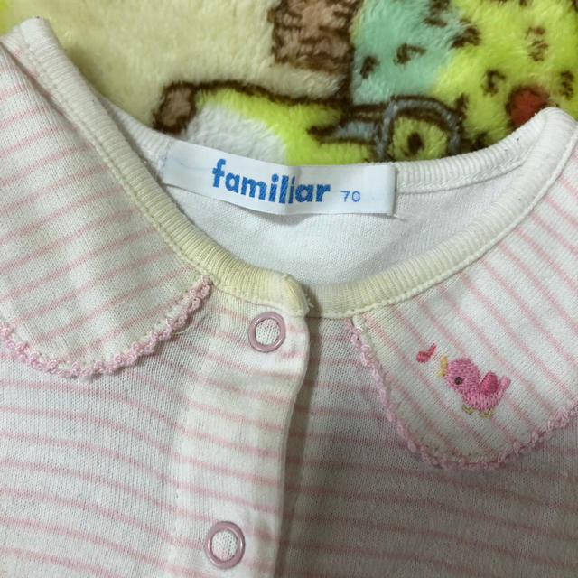 familiar(ファミリア)の中古 familiar ロンパース キッズ/ベビー/マタニティのベビー服(~85cm)(ロンパース)の商品写真