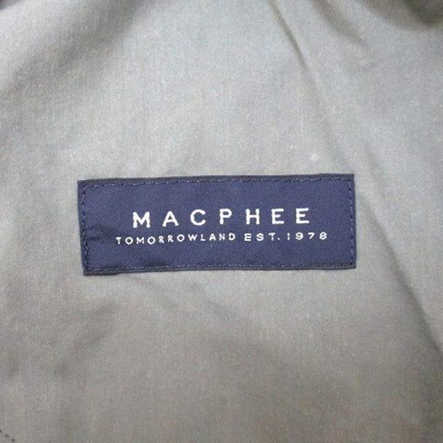 MACPHEE(マカフィー)のマカフィー コットン ナイロンドレスコート ノーカラー ワンピース  レディースのジャケット/アウター(スプリングコート)の商品写真