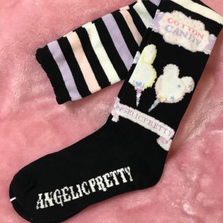 アンジェリックプリティー(Angelic Pretty)のAngelic Pretty  cotton candy shop ソックス(ソックス)