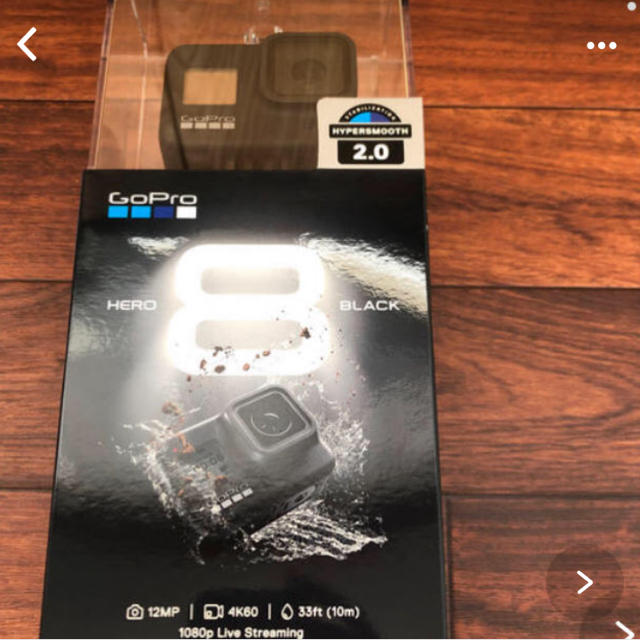 GoPro(ゴープロ)の新品 未使用 GoPro Hero8 black スマホ/家電/カメラのカメラ(ビデオカメラ)の商品写真