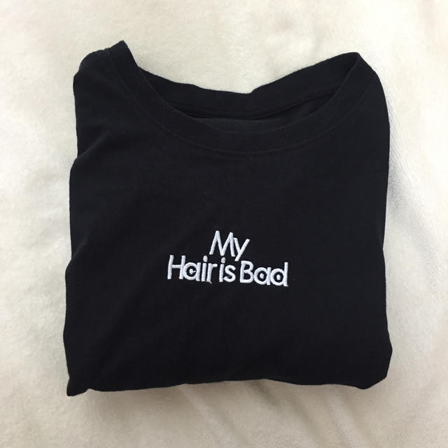 My Hair is Bad ロンT 黒 エンタメ/ホビーのタレントグッズ(ミュージシャン)の商品写真