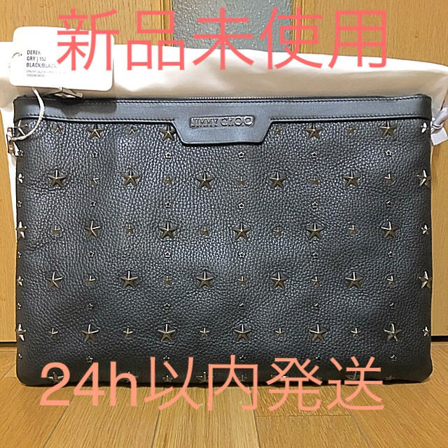 のスタイル 【新品未使用】ジミーチュウ JIMMY CHOO クラッチバッグ セントを