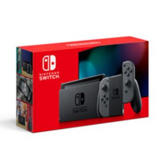 ニンテンドースイッチ(Nintendo Switch)の新型 ニンテンドースイッチ 本体 グレー 1台(家庭用ゲーム機本体)