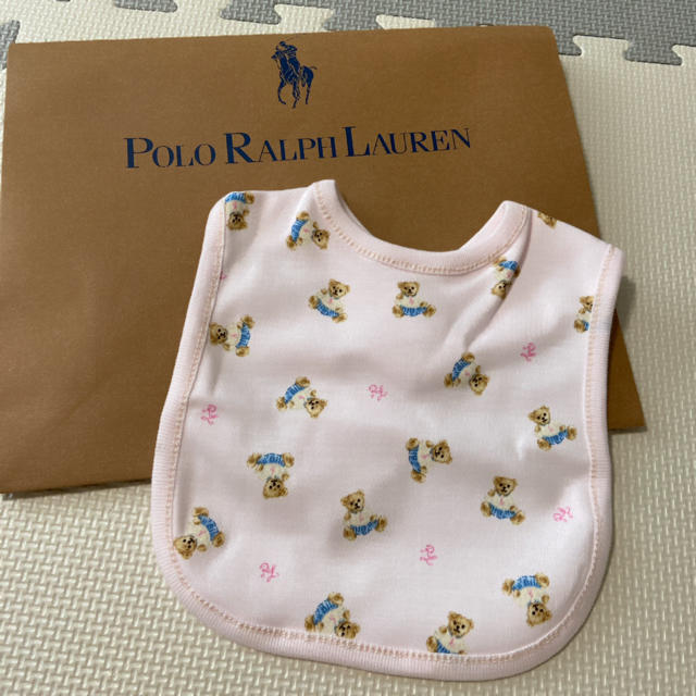 POLO RALPH LAUREN(ポロラルフローレン)の【新品未使用】ラルフローレン ベア スタイ よだれかけ キッズ/ベビー/マタニティのキッズ/ベビー/マタニティ その他(その他)の商品写真