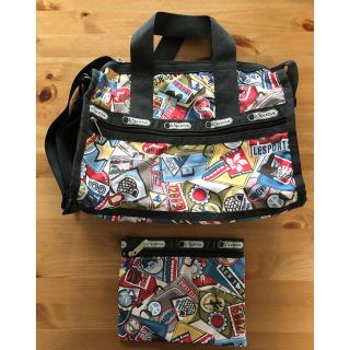 レスポートサック(LeSportsac)のレスポートサック＊ミニボストンショルダー・斜めがけOK(ポーチ付)(ショルダーバッグ)