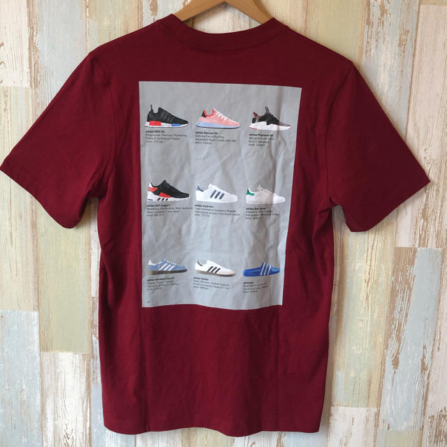 adidas(アディダス)のadidas (赤 Tシャツ バックプリント 新品未使用) メンズのトップス(Tシャツ/カットソー(半袖/袖なし))の商品写真