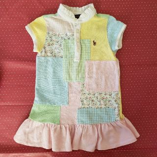POLO RALPH LAUREN - ラルフローレン パッチワーク ワンピース 90 2/2T