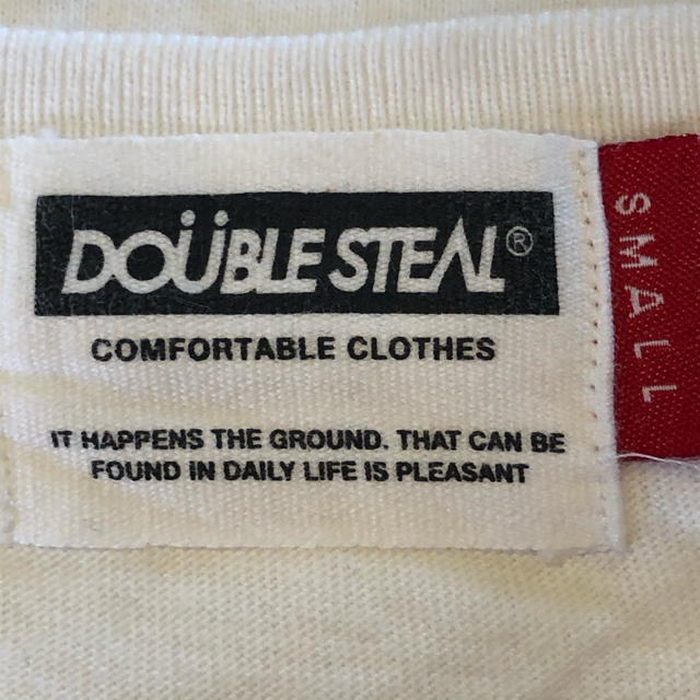 DOUBLE STEAL(ダブルスティール)のDOUBLE STEAL (Tシャツ 白) メンズのトップス(Tシャツ/カットソー(半袖/袖なし))の商品写真