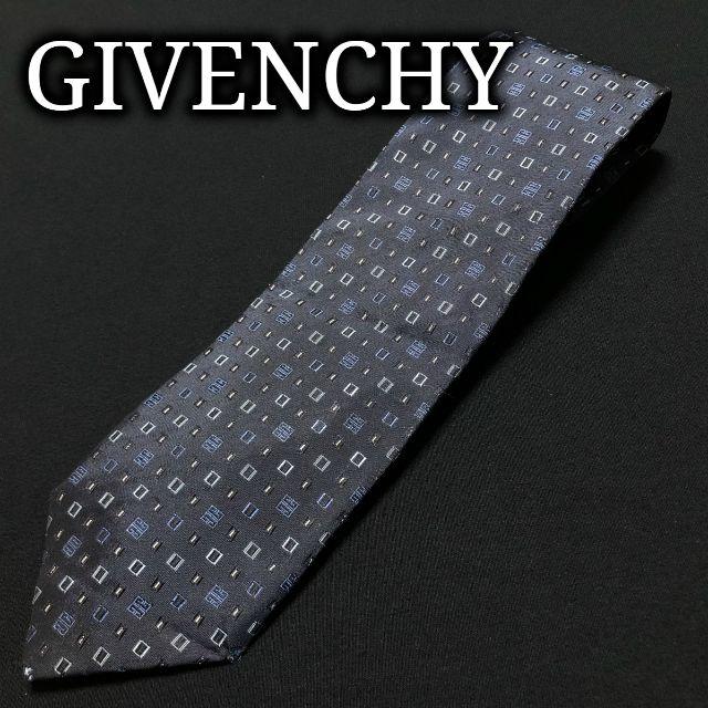 GIVENCHY(ジバンシィ)のジバンシィ ロゴドット ネイビー ネクタイ A103-I15 メンズのファッション小物(ネクタイ)の商品写真