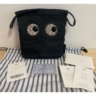 アニヤハインドマーチ(ANYA HINDMARCH)の[新品] アニヤ ハインドマーチ　クリスタルアイズ　ポーチ　巾着(ポーチ)